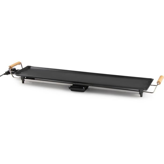 Piastra XXL - DOMO - DO8313TP - 1800 W - 90 x 22 cm - Nera