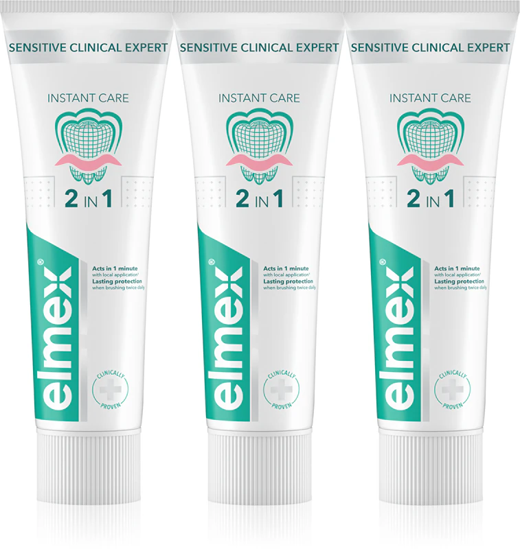 Pasta de dentes Elmex Sensitive Clinical Expert para dentes sensíveis