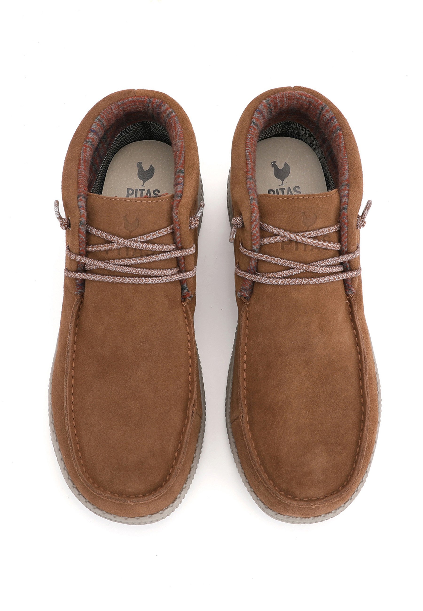 Stivaletti stringati Pitas - color cammello