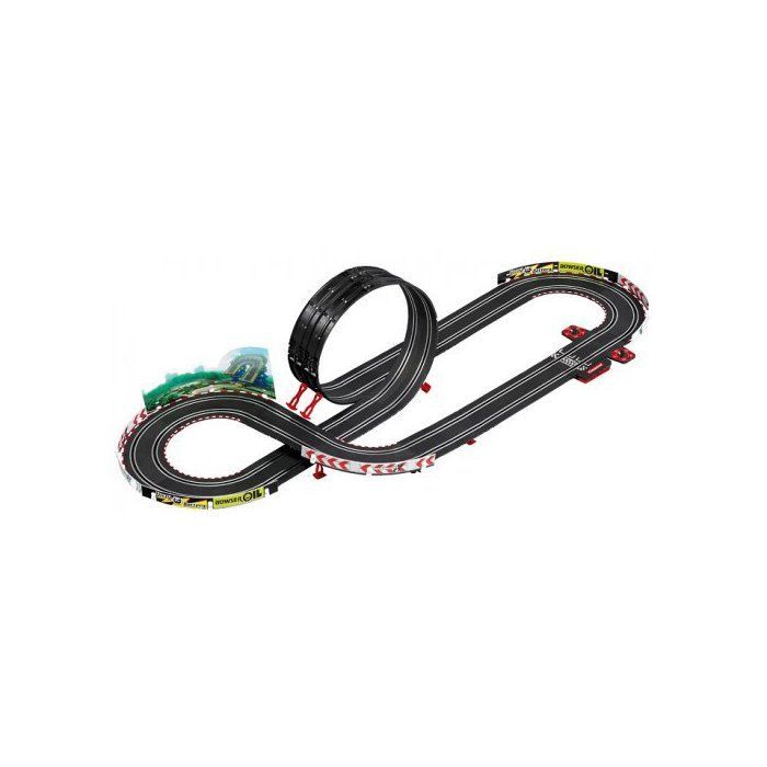 Pista de Carros Elétricos Mario e Yoshi 158x68cm - Pista de Corrida de 4,9m - Loops, Curvas, Retas - Carrera GO