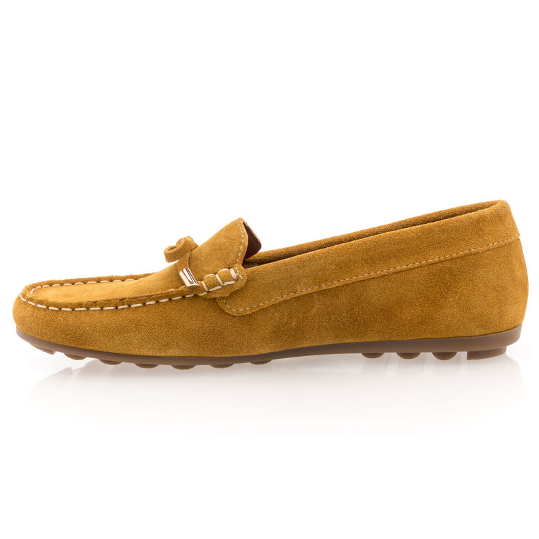 Naisten keltaiset loaferit/veneilykengät