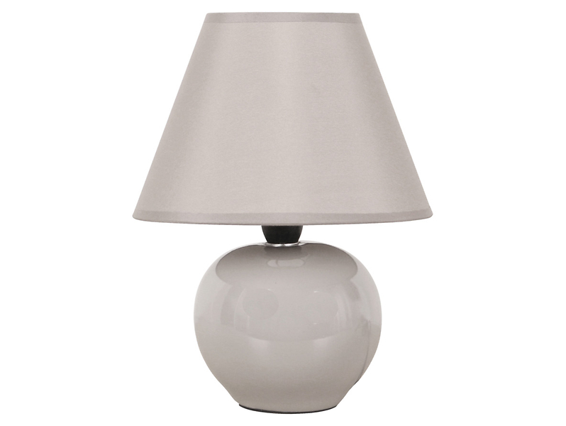 Lampa stołowa Momax Irma ceramiczna szara