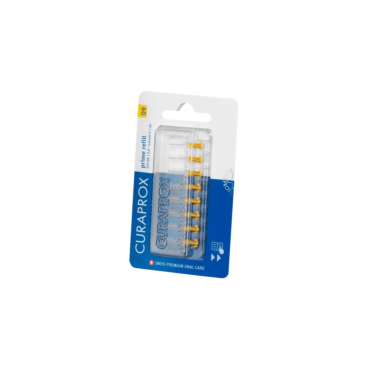 CURAPROX Curaprox Cps 09 Prime Recharge jaune 8 pièces Brosse interdentaire