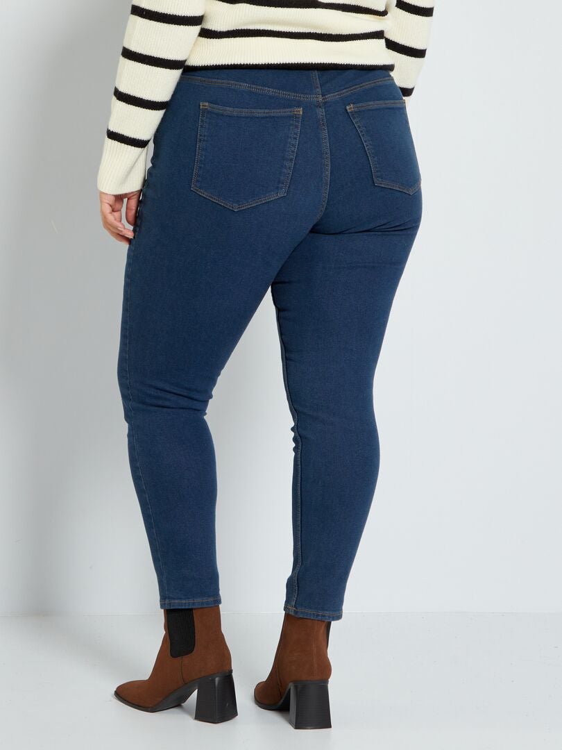 Pantalones vaqueros ajustados elásticos - 30L - AZUL