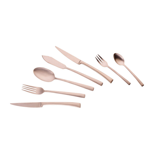 Set de tacâmuri Avelino, 42 de piese, pentru până la 6 persoane, ediție bronz