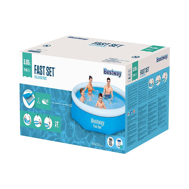 Bestway svømmebasseng 305x76 cm, Bestway