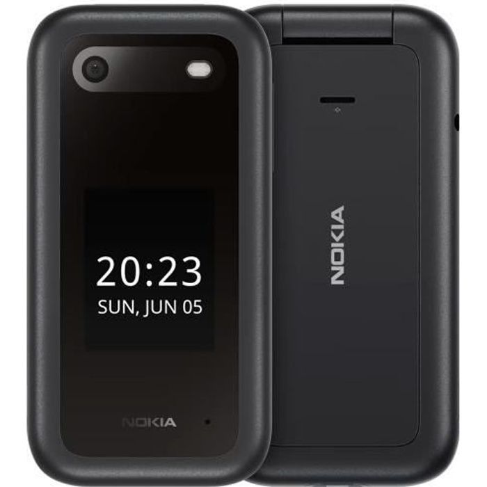 Cellulare - NOKIA - 2660 Flip - Nero - Schermo VGA da 2,8'' - Bluetooth 4.2 - 4G