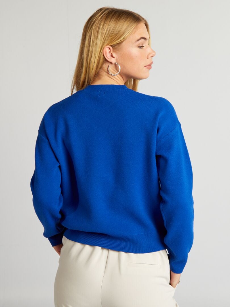 Trui met opdruk - BLAUW