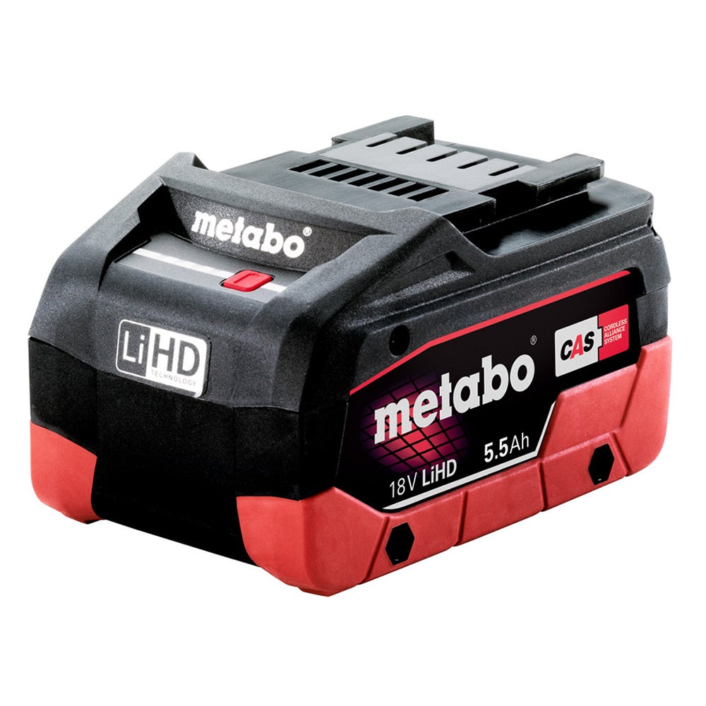 Set de baterii fără perii METABO 18V, pachet de 4, 2 x 5.5Ah LiHD de înaltă densitate, AU68400950