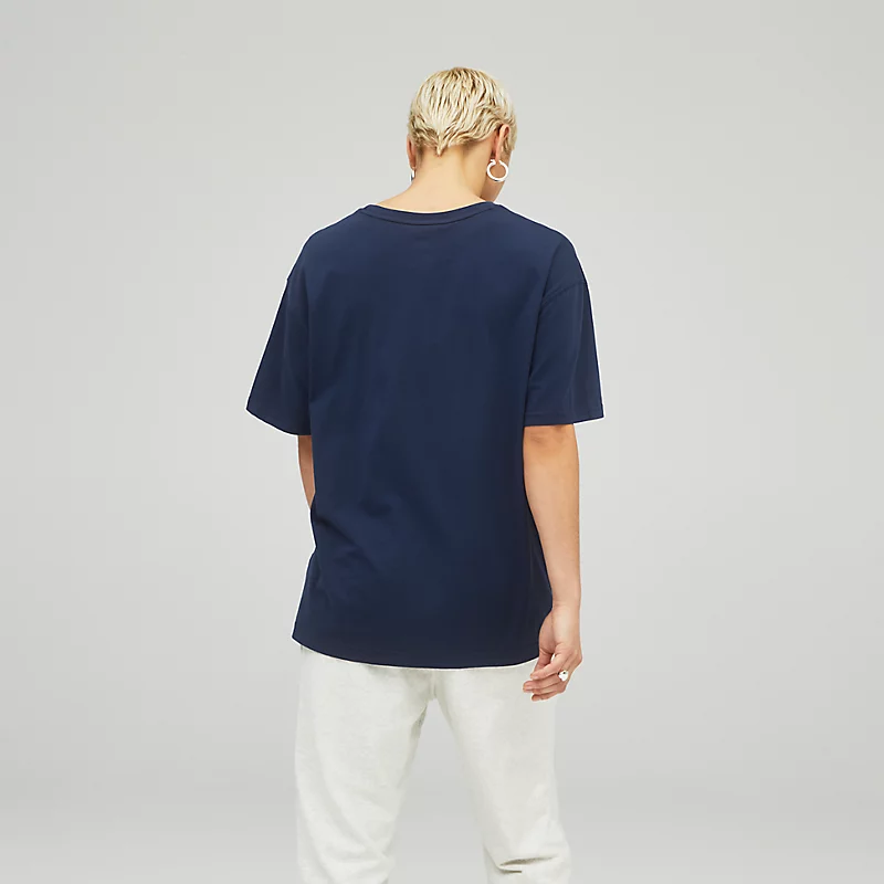 Unisexové bavlněné tričko Uni-essentials - NATURAL INDIGO