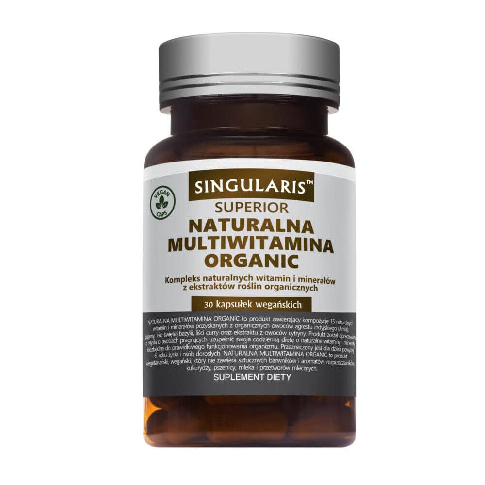 Multivitamines naturelles Singularis issues de l'agriculture biologique