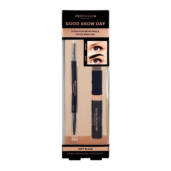 Profusion Cosmetics Good Brow Day – Soft Black