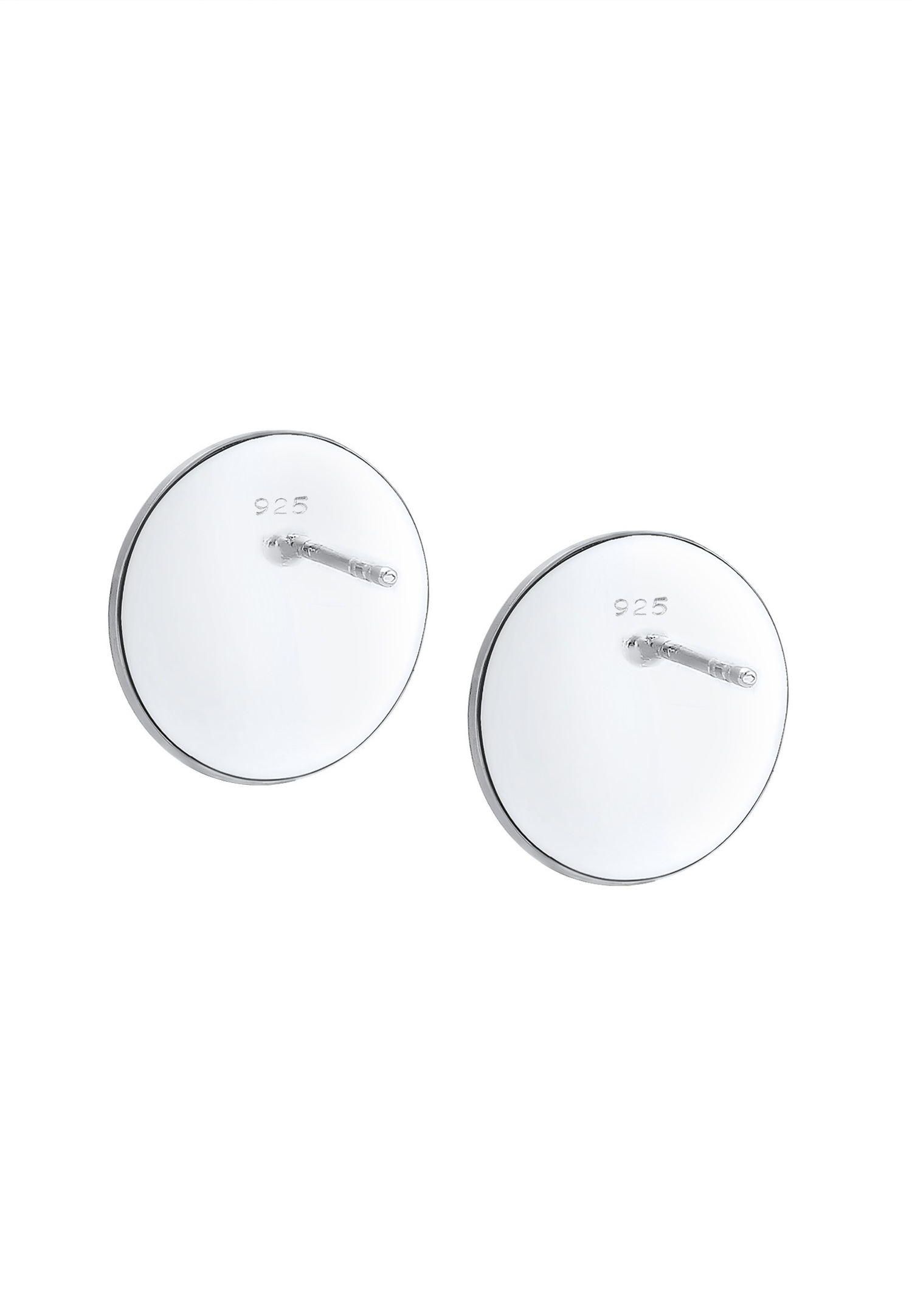Elli Femme Cercle Géo Matt Basic en 925 Sterling Silver
