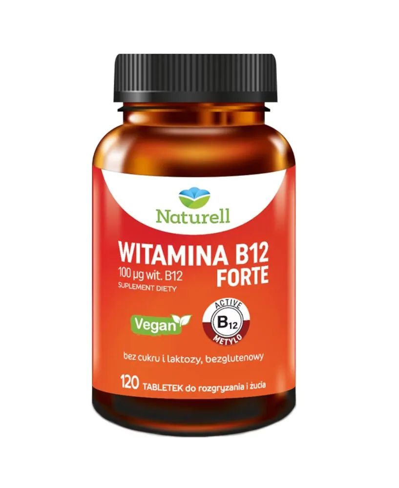 Naturell Witamina B12 Forte Tabletki do żucia 120 tabletek