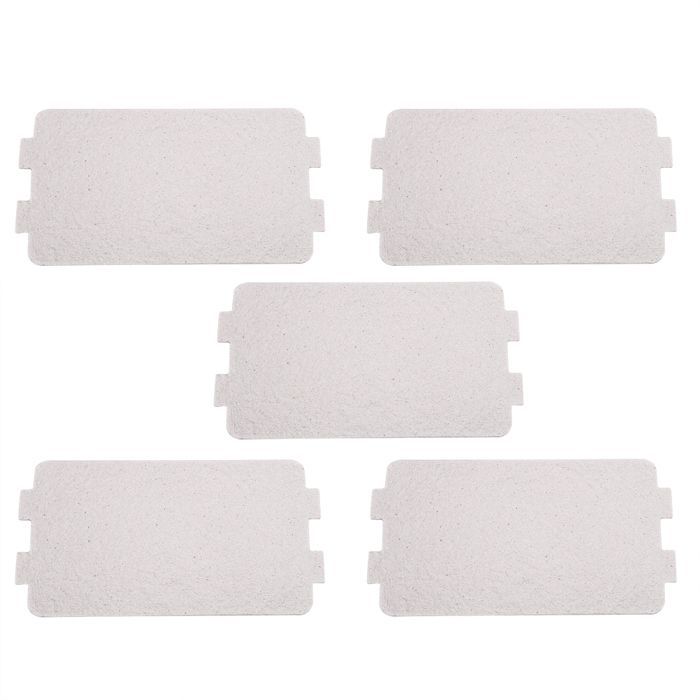 Mikrowellen-Glimmerplatte, 5 Ersatzplatten 4,6 x 2,5 Zoll für Haushaltsgeräte - SALALIS