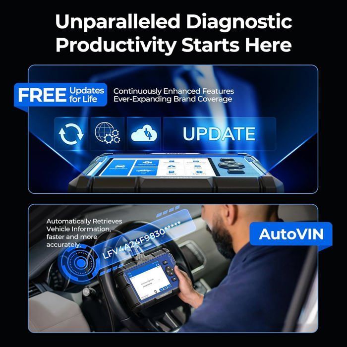 Strumento di diagnostica per auto TOPDON ArtiDiag600S per 4 sistemi, 9 funzioni di reset (in francese)