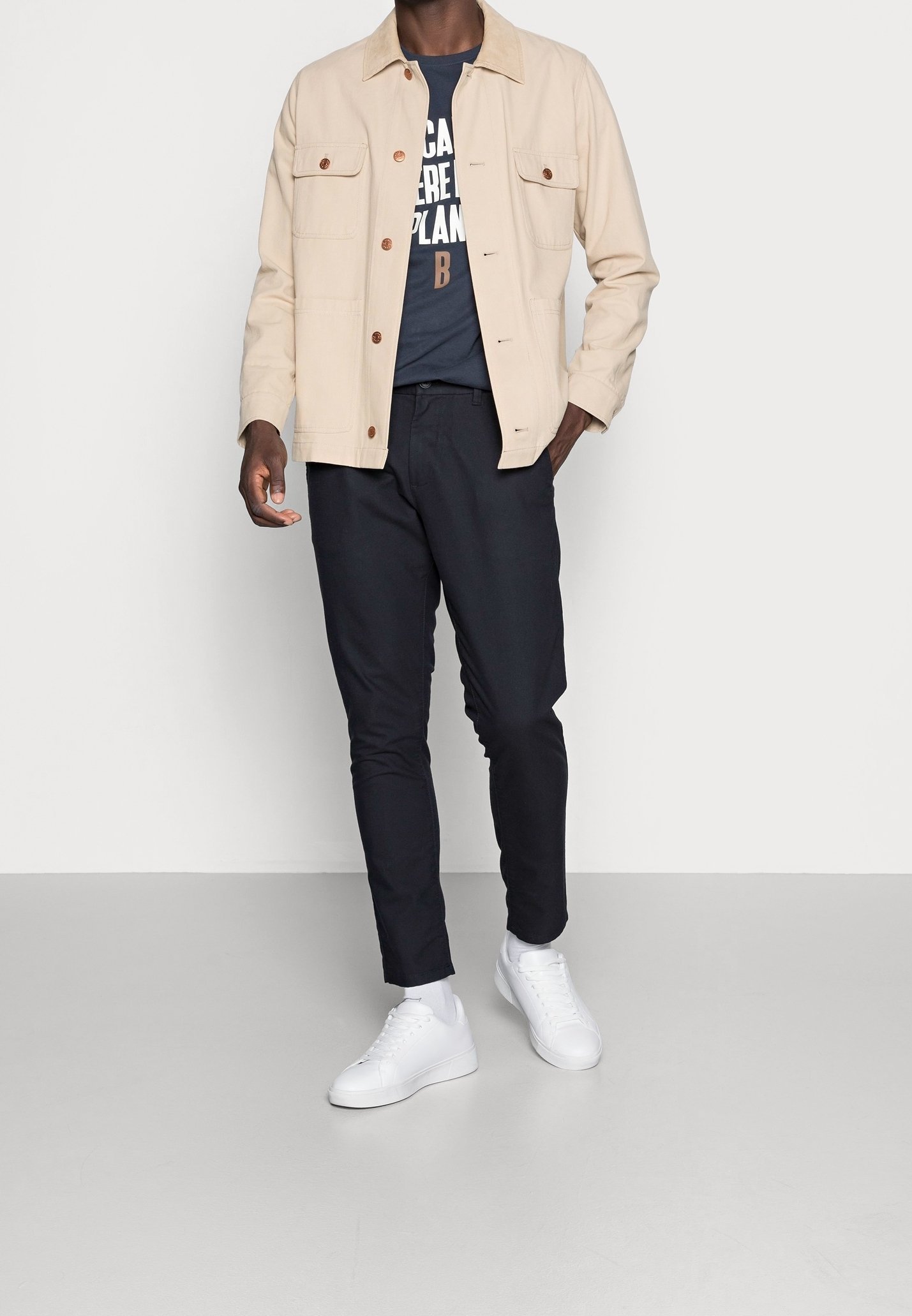Chinos Esprit - bleu foncé