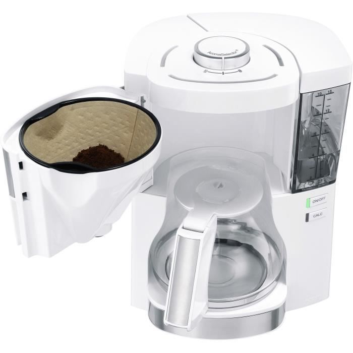 Cafetière filtre - MELITTA - Look V Perfection - AromaSelector® - 3-in-1 Calc Protection - 10 tasses