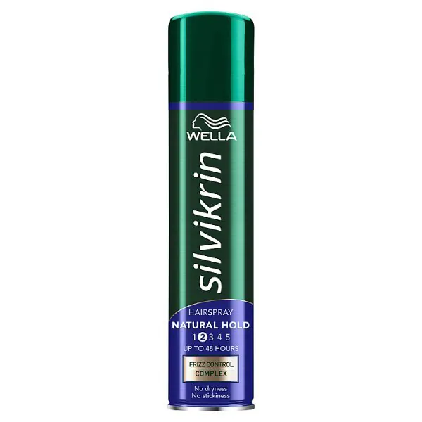 Wella Silvikrin Haarspray mit natürlichem Halt, 400 ml