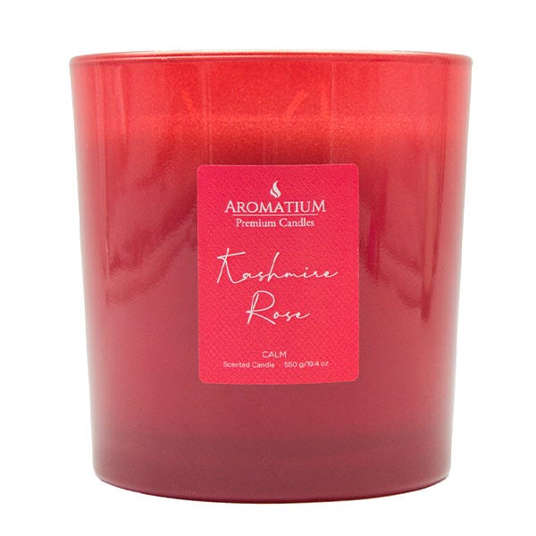 Lumânări Premium Trandafir de Kashmir Calm| 550GR