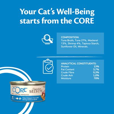 Wellness Core Signature Selects -märkäruoka aikuisille kissoille