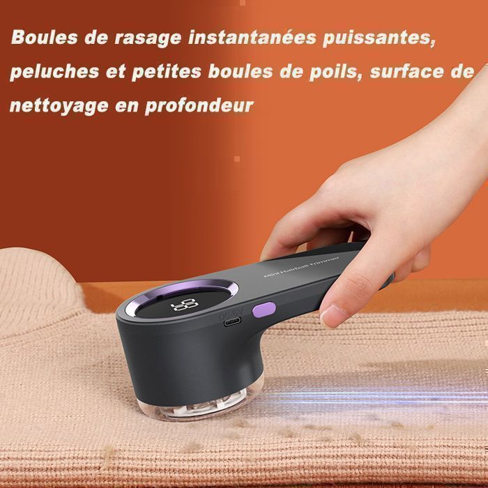 Rasoir Anti Bouloche, Anti Bouloche Appareil avec 4 Lames Remplaçables, Anti Bouloche Vetement, Rasoir Peluche Bouloche