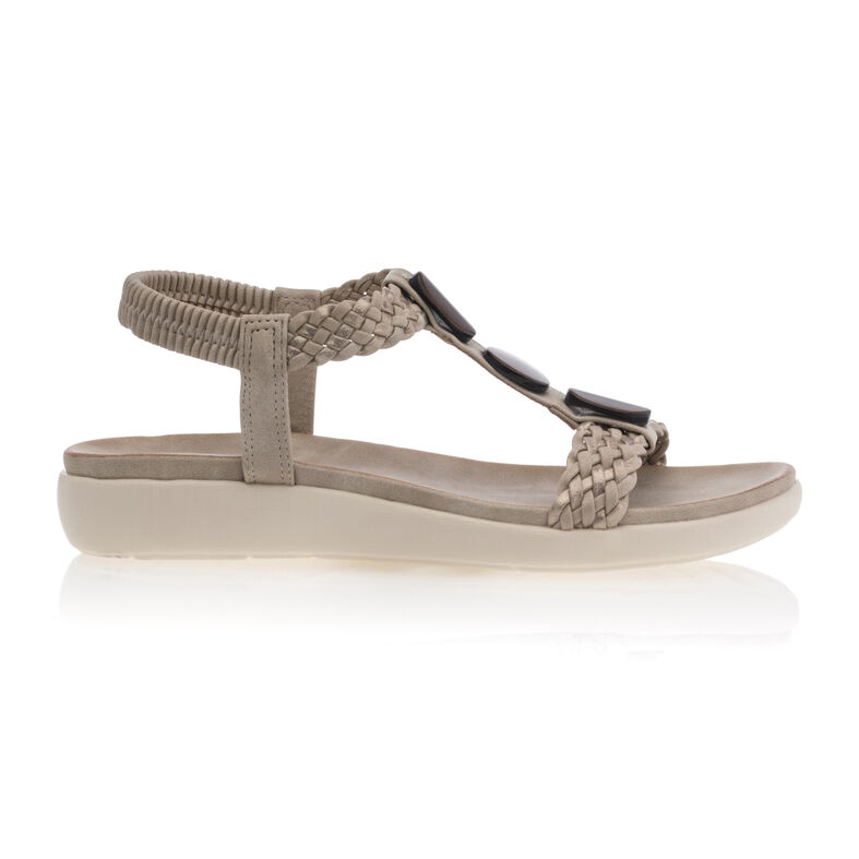 Beige Damen-Sandalen / Zehenfreie Schuhe