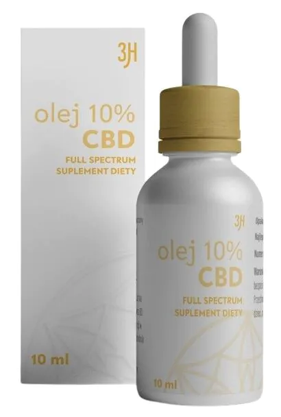 3H CBD Olej 10% 10 ml