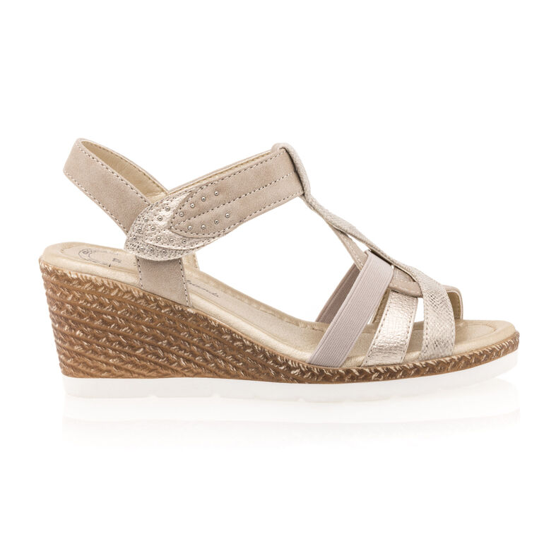 Sandalias amarillas para mujer / Zapatos de punta abierta