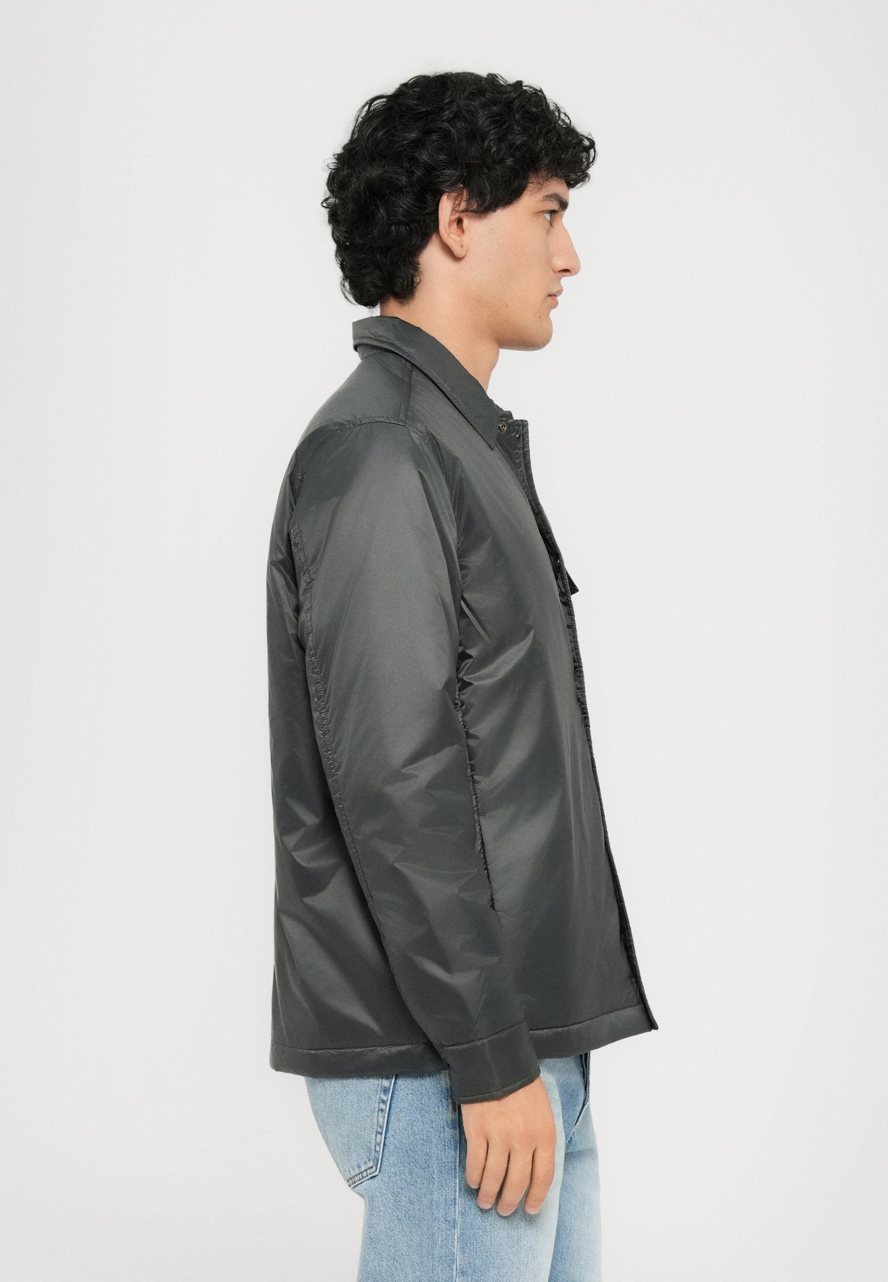 J.LINDEBERG NILE PADDED OVERSHIRT - Kurtka lekka - asfalt