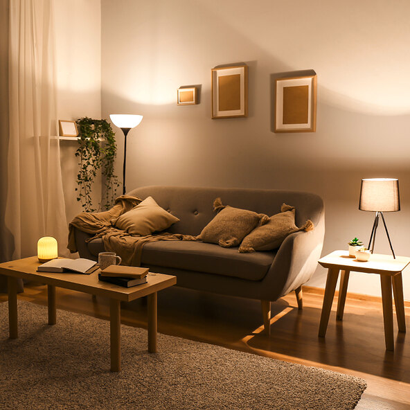 LED-Leuchtmittel E27 Gold ST64, 2er Set