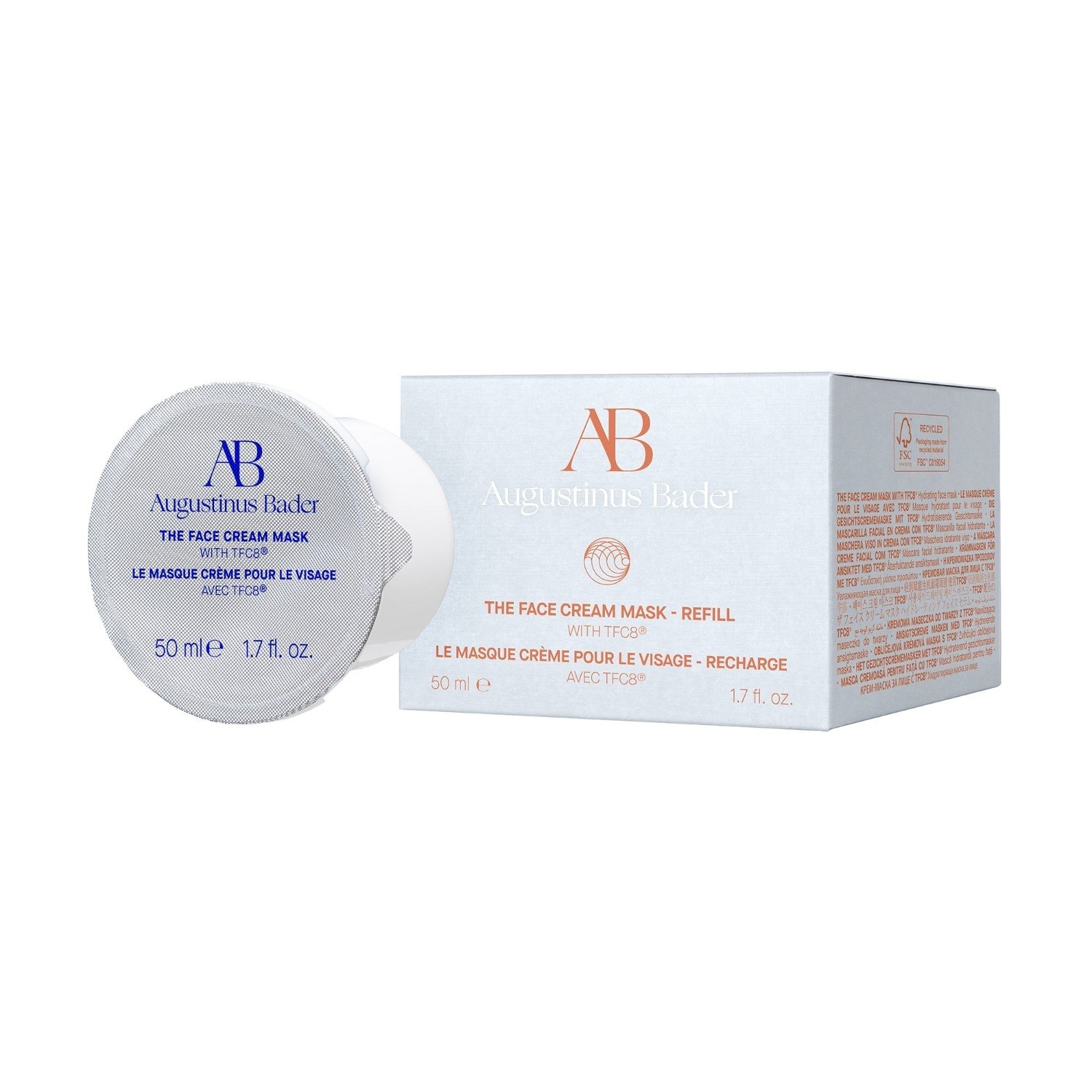 „Augustinus Bader“ veido kaukė nuo senėjimo, su kremu – 50 ml