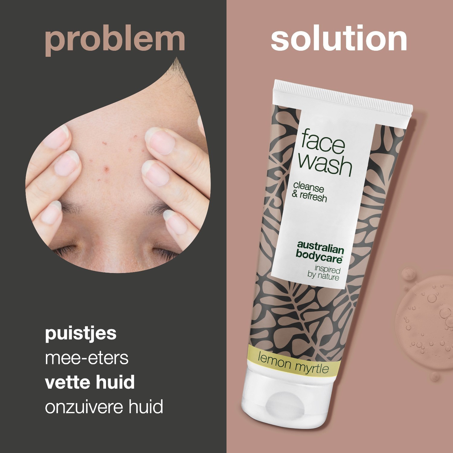 „Australian Bodycare“ valomasis veido prausimosi gelis su citrinų ir mirtų ekstraktu, 100 ml