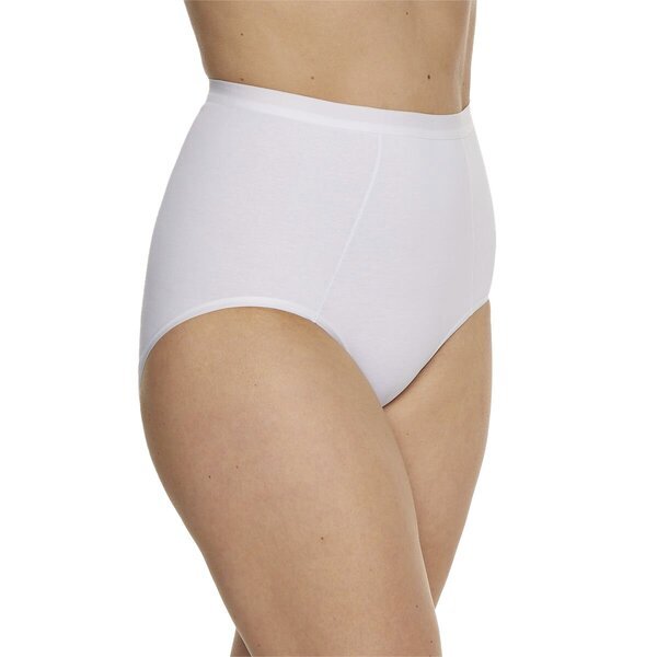 Dámske nohavičky Kruidvat Cotton Shape Maxi, biele, veľkosť M, 2 kusy