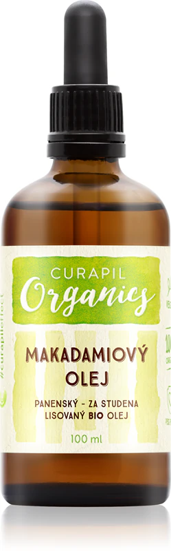 Curapil Organics Macadamiaolie, biologische kwaliteitsolie