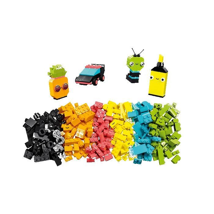 LEGO Classic 11027 Neon Creativo Divertente Regali Giocattoli Collezionabili 5+