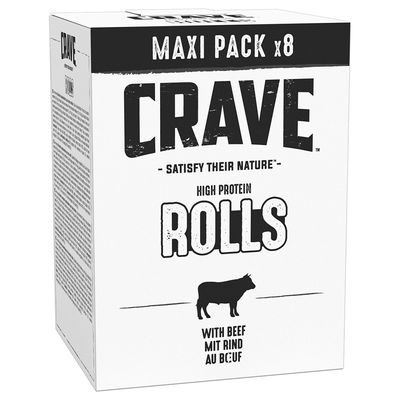CRAVE Højprotein Kødboller med Oksekødsnacks til Hunde
