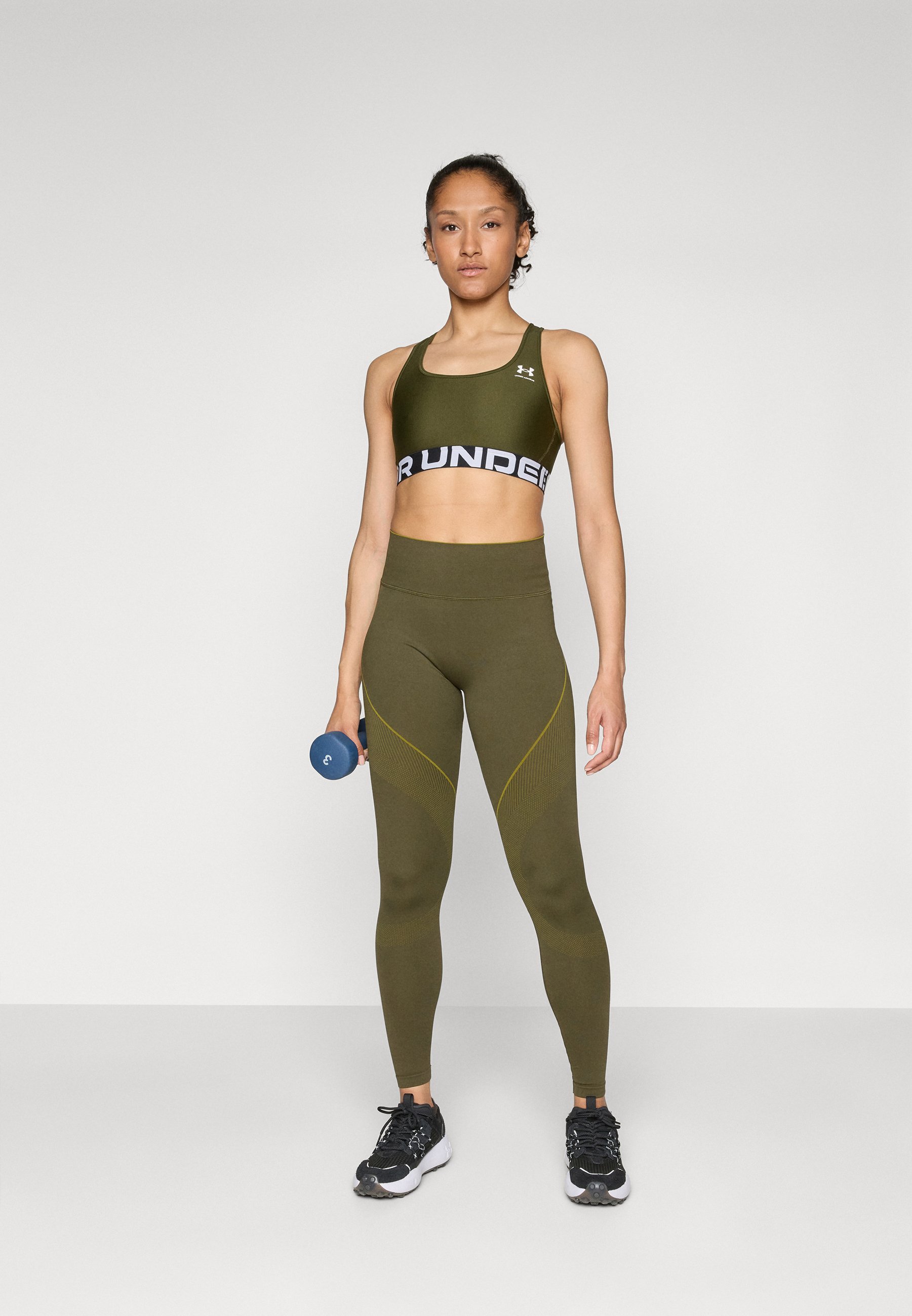 Leggings sans couture Under Armour VANISH - Vert expédition/vert cantine