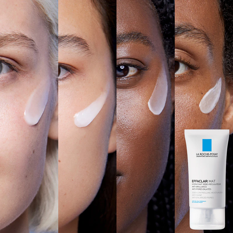 La Roche-Posay Effaclar Mat: cuidado hidratante e matificante para pele oleosa e com tendência a acne.