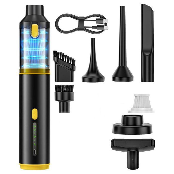 Aspiradora - Aspiradora inalámbrica - Aspiradora portátil para coche - Aspiradora portátil recargable - Mini aspiradora 4 en 1 con 2