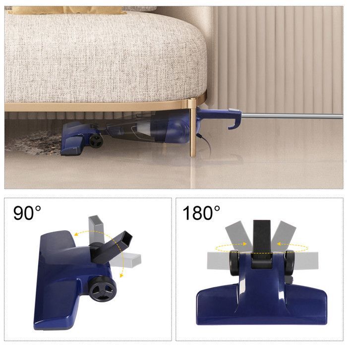 MONMECD Bagless Stick Vacuum Cleaner - Powerful 1000W - 2-in-1 Handheld Vacuum - 18kPa - 0.8L - HEPA Filtration
