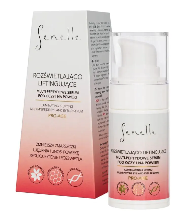 Senelle Rozświetlająco-liftingujące Multi-peptydowe Serum Pod Oczy i Na Powieki