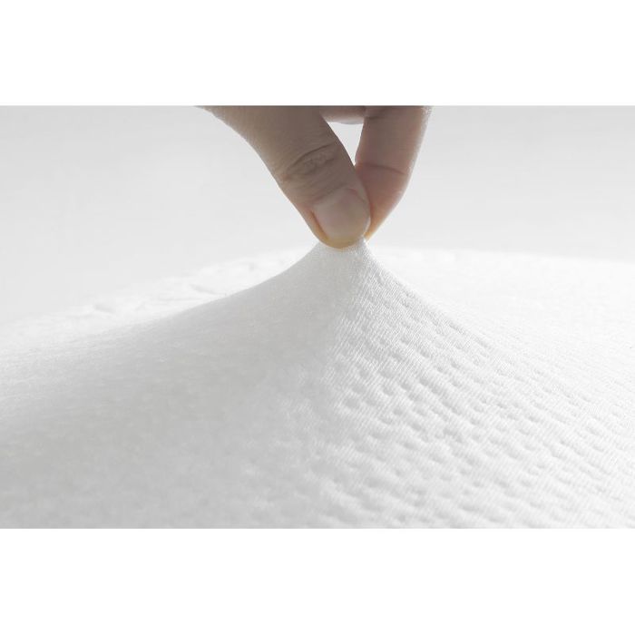 Almohada de bambú y espuma viscoelástica Herzberg HG3D6040-WHT