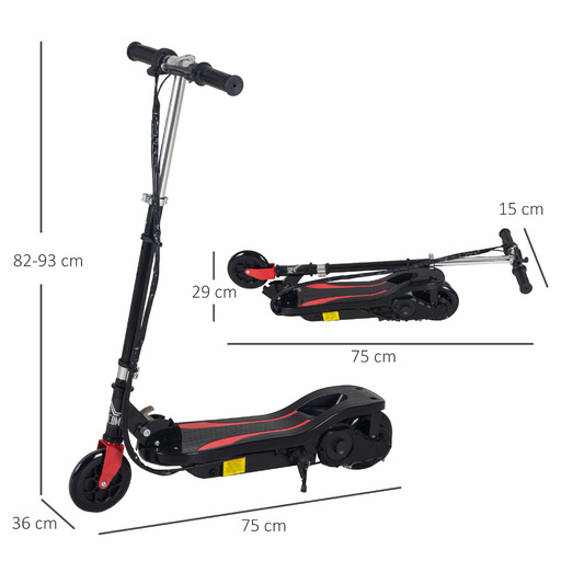 Trotinetă electrică Homcom Aa1-077bk