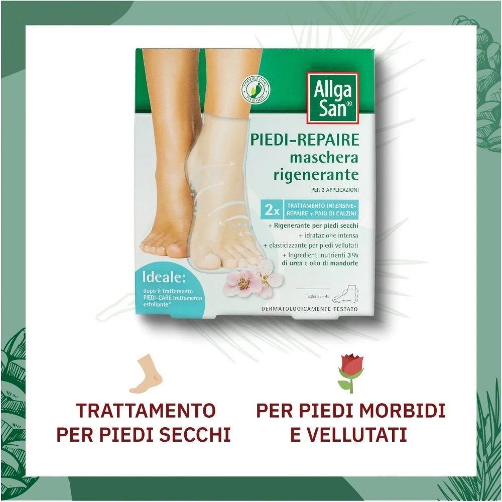 Máscara regeneradora para os pés Dr. Theiss Allgasan Feet Repaire - 2 tratamentos - 28 ml