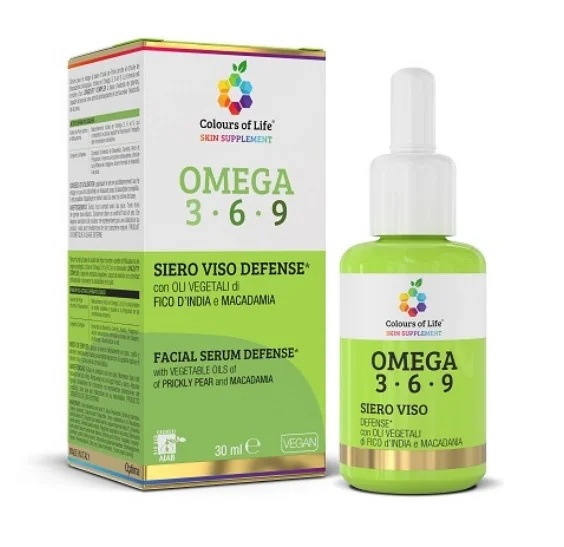 COLOURS OF LIFE huidserum met omega 3, 6 en 9 30 ml met antioxiderende werking