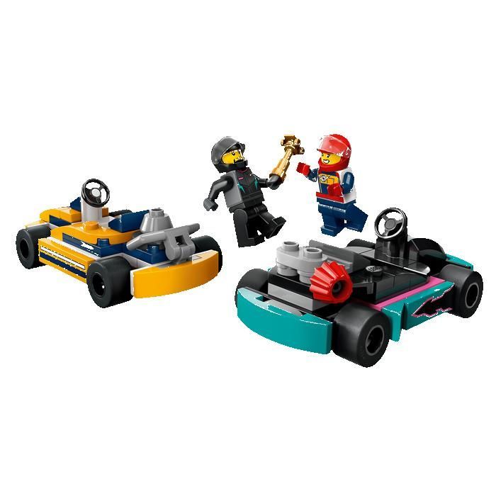 LEGO city 60400 Les karts et les pilotes de course Cadeaux Jouets Objets de collection 5+