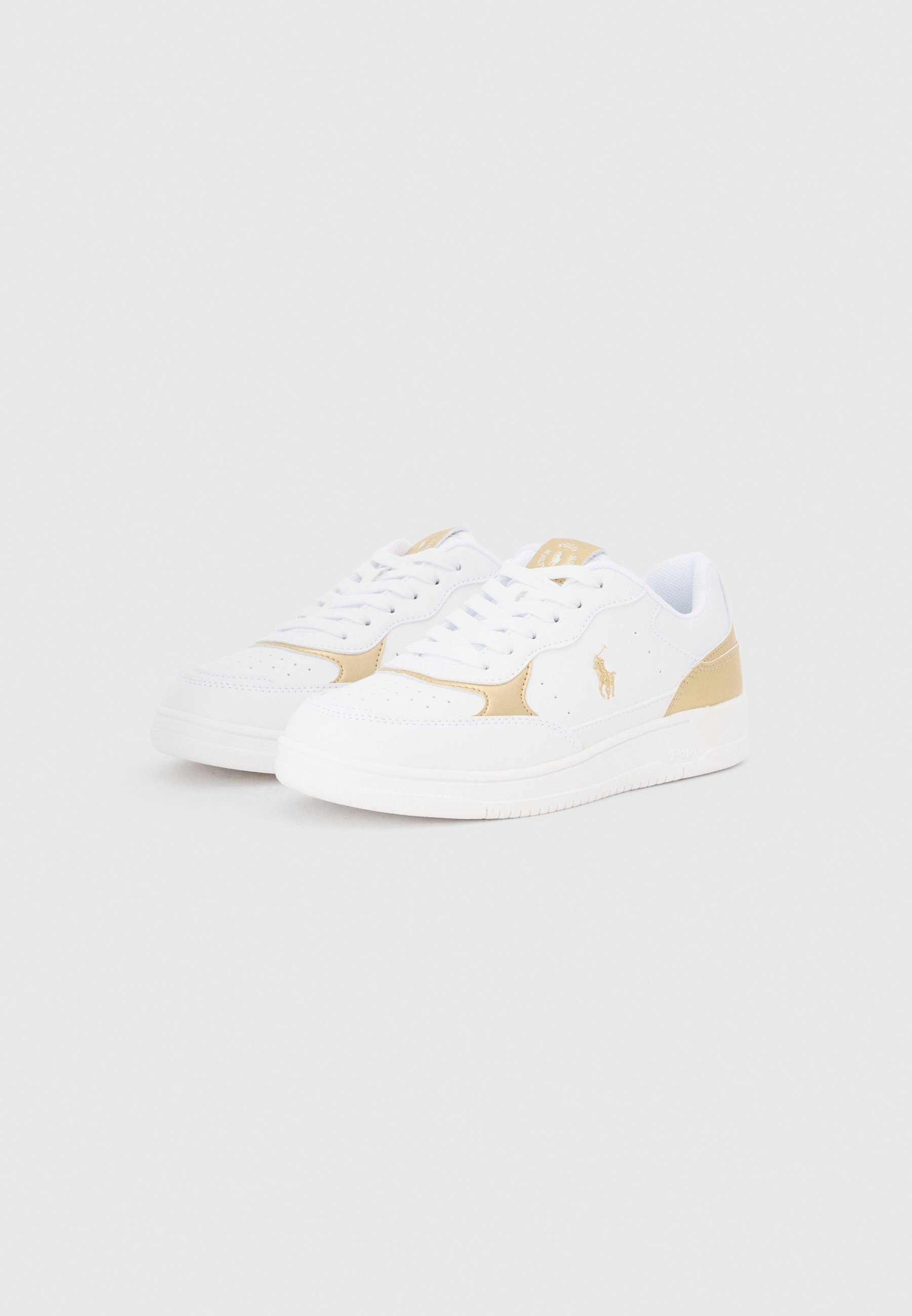 Polo Ralph Lauren MASTERS COURT II UNISEX - Teniși - alb/auriu