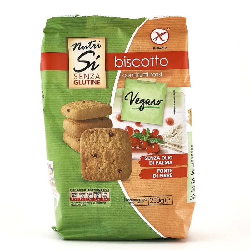NUTRIFREE Nutrisi' Bisc Frut Ro Vegan Brezlepkové