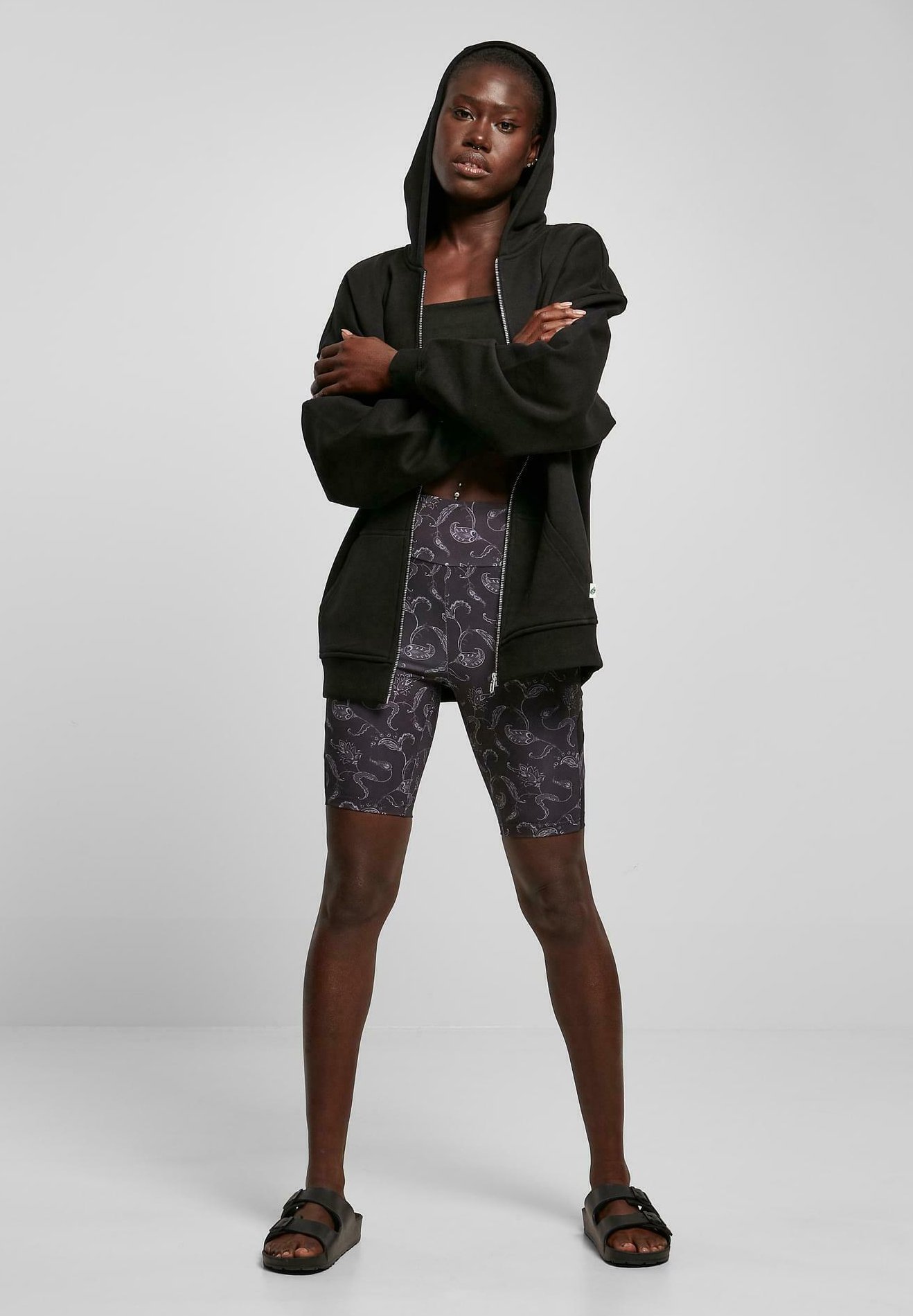 Urban Classics OVERSIZED - Lukuga dressipluus - must